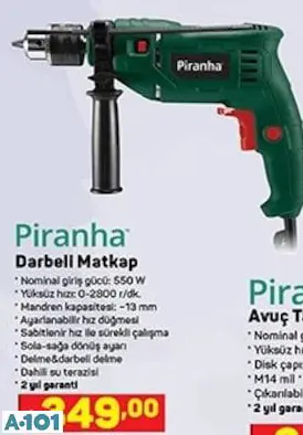 PİRANHA DARBELİ MATKAP PİRANHA DARBELİ MATKAP